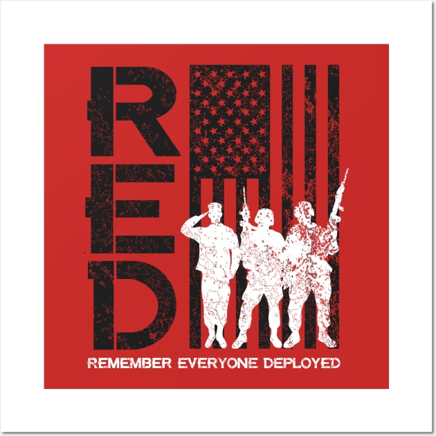 Remember Everyone Deployed - Version 1 Wall Art by AnythingCustomGoes